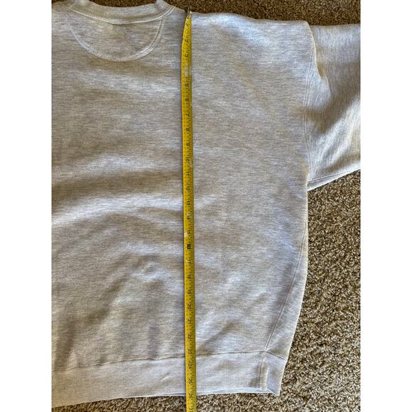 Vintage ‘91 Donnay Tennis New York Heather Gray XL Crewneck Sweatshirt - Picture 7 of 8